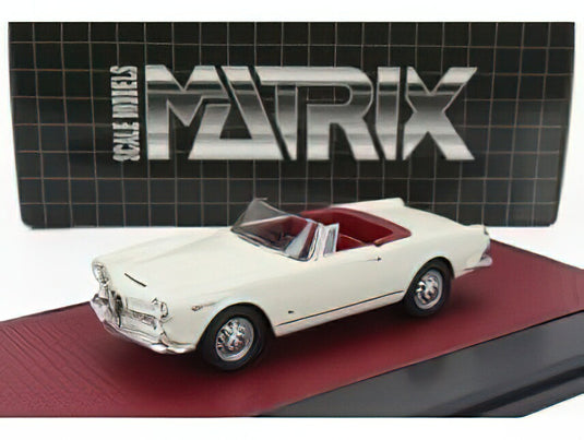ALFA ROMEO  2600 SPIDER CABRIOLET OPEN 1962 - WHITE/Matrix 1/43ミニカー