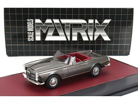 ALFA ROMEO 2600 スパイダー カブリオレ オープン 1962 グレーメタリック/ Matrix 1/43 100台限定ミニカー