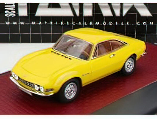 FIAT - DINO PININFARINA BERLINETTA SPECIALE PROTOTYPE 1965 FERRARI ENGINE - YELLOW /Matrix 1/43 ミニカー