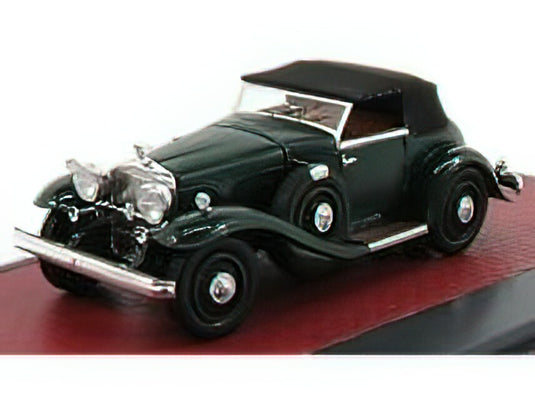 STUTZ - DV32 SUPER BEARCAT CABRIOLET CLOSED 1932 - GREEN /Matrix 1/43 ミニカー