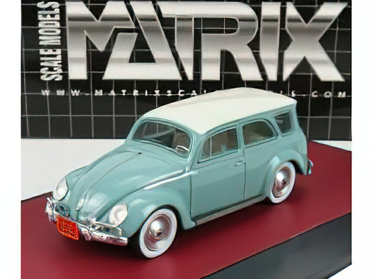 VOLKSWAGEN - FUSCA SW STATION WAGON PROTOTYPE 1962 - TURQUOISE WHITE /Matrix Scale 1/43 ミニカー