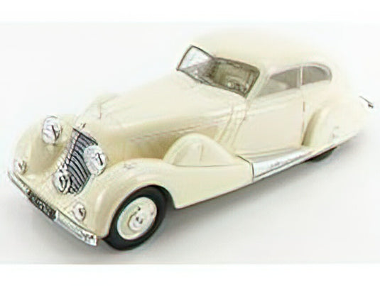 MERCEDES BENZ - 500K SPEZIAL STREAMELINED 1935 - PERSONAL CAR TAN TJOAN KENG  CREAM /Matrix 1/18 ミニカー