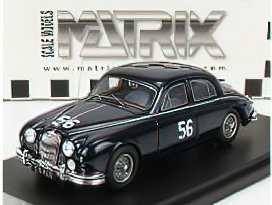 JAGUAR - MKII 3.4 LITRE N 56 WINNER BRAND HATCH SALOON CAR RACE 1957 - BLACK /Matrix 1/43 ミニカー