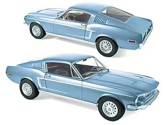 【予約】2023年発売予定FORD USA - MUSTANG FASTBACK GT COUPE 1968 - LIGHT BLUE MET /Norev 1/12ミニカー