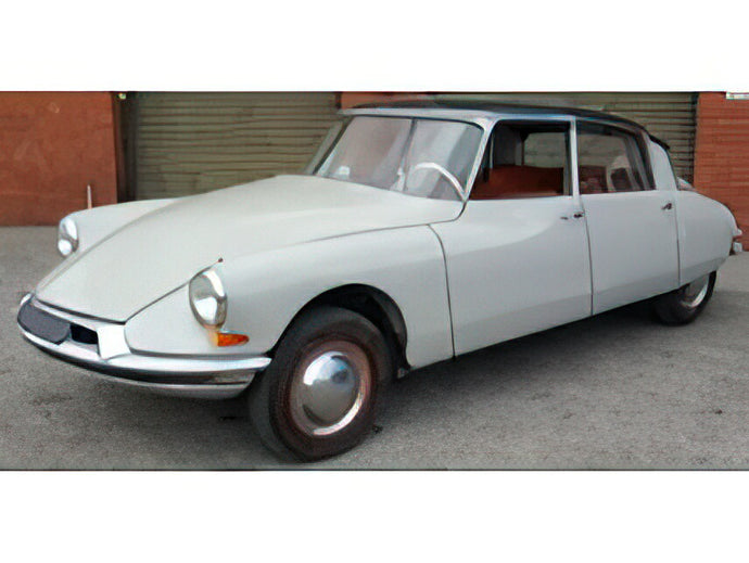 1959 シトロエン DS 19 グリロゼ＆オーベルジーヌ (クリーム)/ Norev  1/12 ミニカー