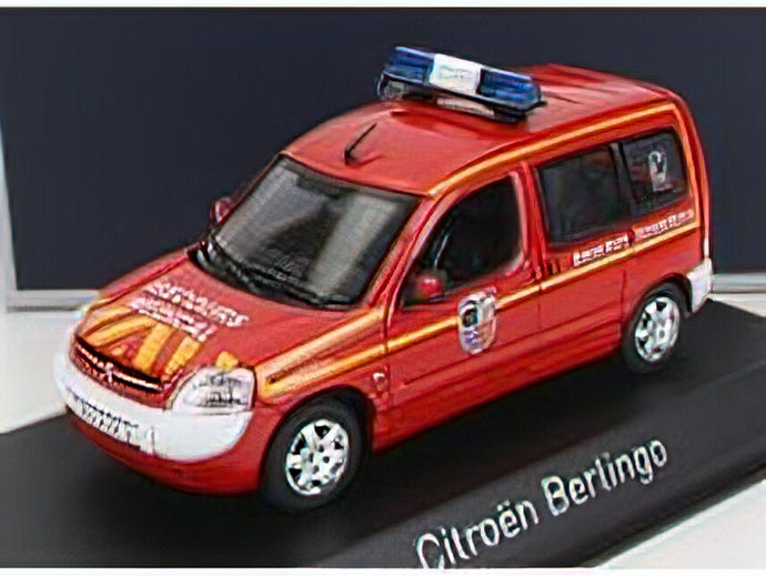 CITROEN - BERLINGO POMPIERS SECOURS MEDICAL 2004 - RED WHITE  /Norev 1/43 ミニカー