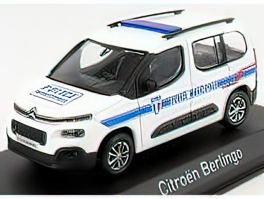 CITROEN - BERLINGO POLICE MUNICIPALE 2020 - WHITE BLUE  /Norev 1/43 ミニカー
