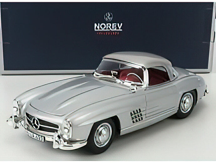 MERCEDES BENZ - SL-CLASS 300SL ROADSTER 1957 - SILVER /Norev 1/18ミニカー