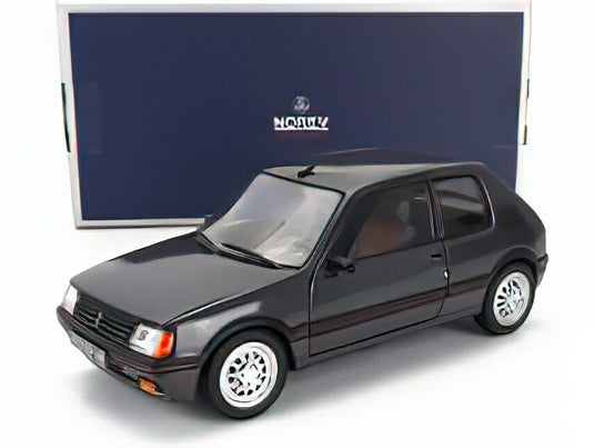 PEUGEOT - 205 1.6 GTI 1988 - GRAPHITE GREY /Norev 1/18 ミニカー