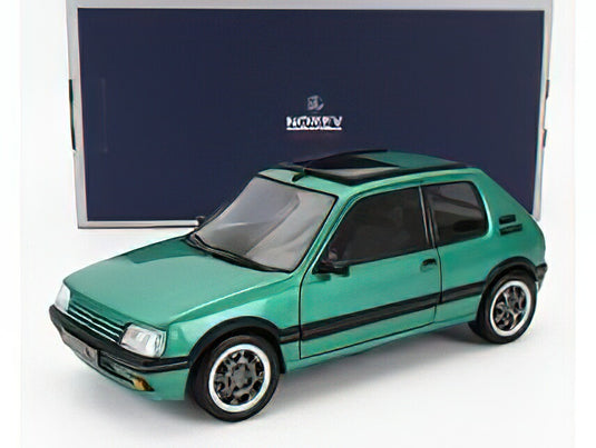 PEUGEOT  205 1.9 GTi GRIFFE WINDOWROOF 1991 - GREEN/Norev 1/18ミニカー