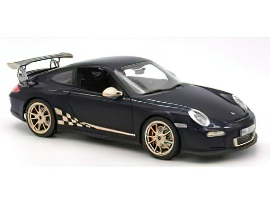 PORSCHE 911 997-2 GT3 RS クーペ 2009 ブラックゴールド/ Norev 1/18 ミニカー