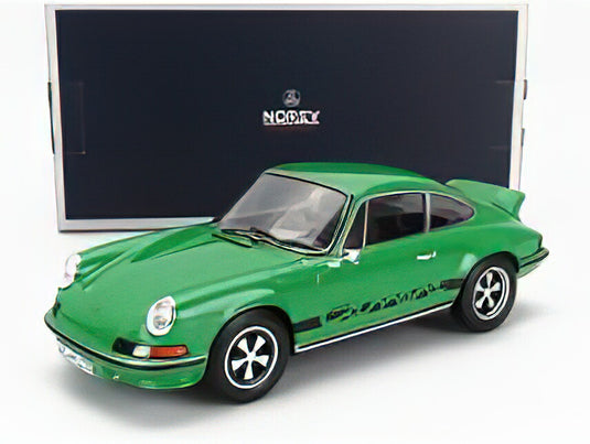 PORSCHE - 911 CARRERA RS 2.7 COUPE 1973 - GREEN BLACK /Norev 1/18 ミニカー