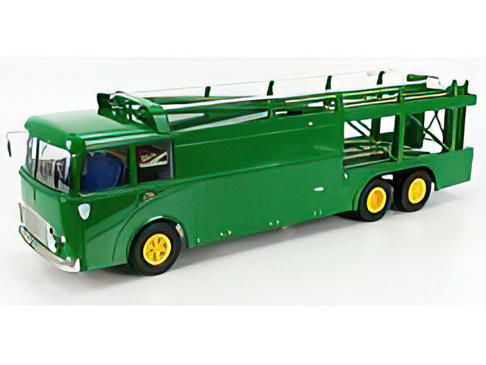 FIAT - BARTOLETTI 306/2 3-ASSI TRUCK TEAM DAVID PIPER RACING CAR TRANSPORTER 1970 - GREEN /Norev 1/18ミニカー