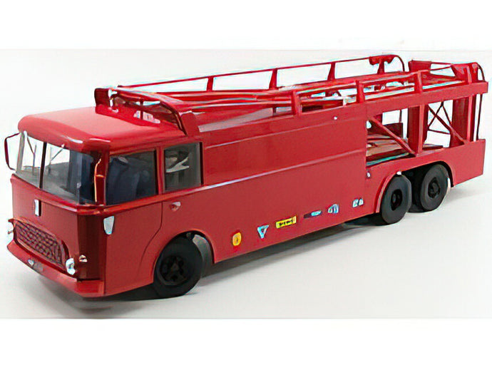 FIAT - BARTOLETTI 306/2 TRUCK 3-ASSI CAR TRANSPORTER 24h LE MANS 1970 MOVIE - STEVE McQUEEN - RED /Norev 1/18ミニカー