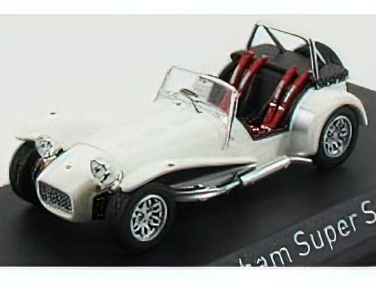 CATERHAM - SUPER SEVEN SPIDER RHD 1979 - OLD ENGLISH WHITE/Norev 1/43 ミニカー