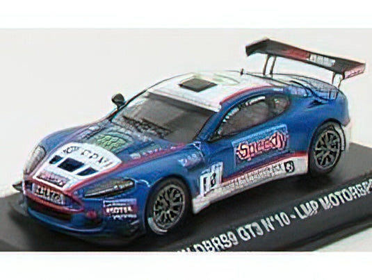 ASTON MARTIN - DBRS9 GT3 N 10 LMP MOTORSPORT 2010 N.TARDIF - A.BELTOISE - BLUE WHITE  /Norev 1/43 ミニカー