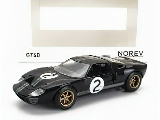 FORD USA  GT40 MKII 7.0L V8 SHELBY AMERICAN INC. N 2 WINNER 24h LE MANS 1966 B.McLAREN  C.AMON/Norev 1/43ミニカー