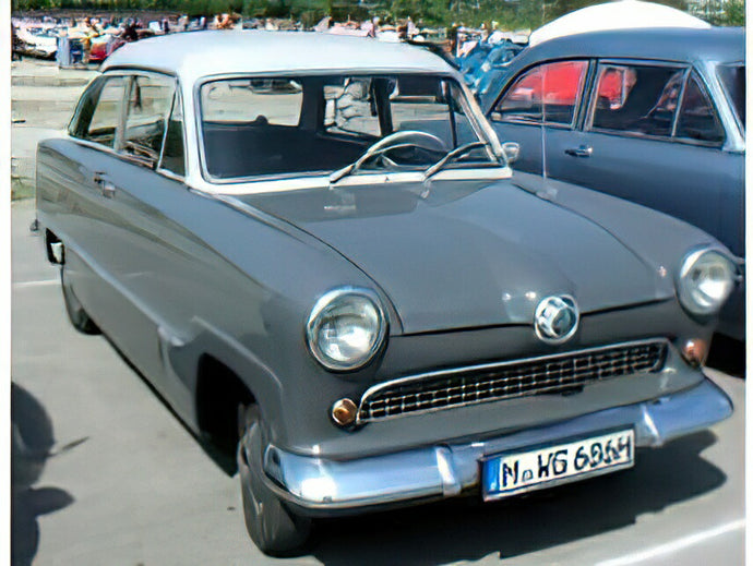 【予約】1-3月以降発売予定FORD ENGLAND - TAUNUS 12M 1954 - GREY WHITE /Norev 1/43 ミニカー