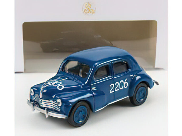 RENAULT  4CV N 2206 MILLE MIGLIA 1954 - BLUE/Norev 1/64ミニカー