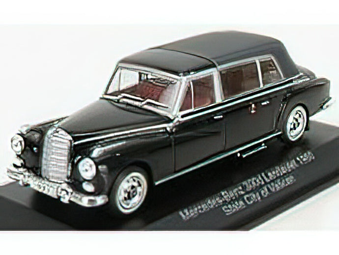 MERCEDES BENZメルセデスベンツ 300d LANDAULET 1960 STATE CITY OF VATICAN - POPE - PAPA - BLACK/Norev 1/43 ミニカー