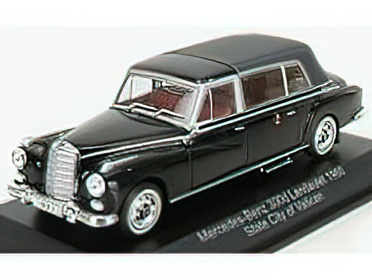 MERCEDES BENZメルセデスベンツ 300d LANDAULET 1960 STATE CITY OF VATICAN - POPE - PAPA - BLACK/Norev 1/43 ミニカー