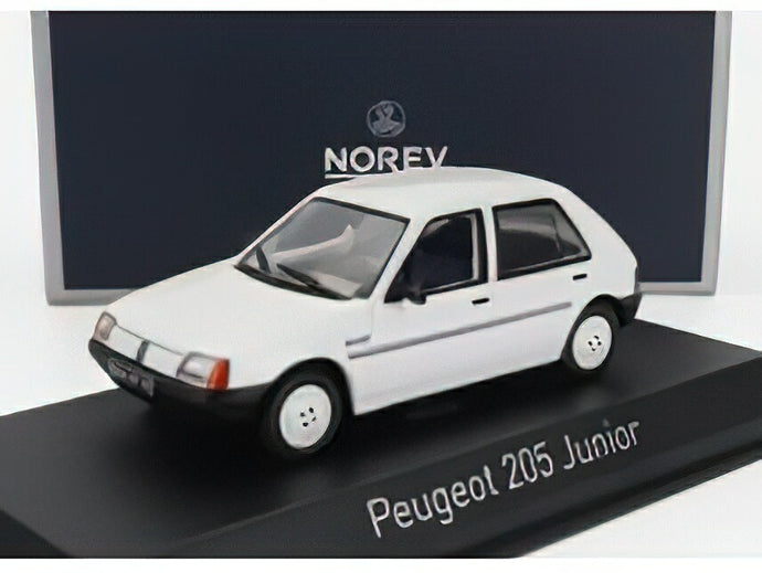 PEUGEOT - 205 JUNIOR 1988 - WHITE /Norev 1/43 ミニカー