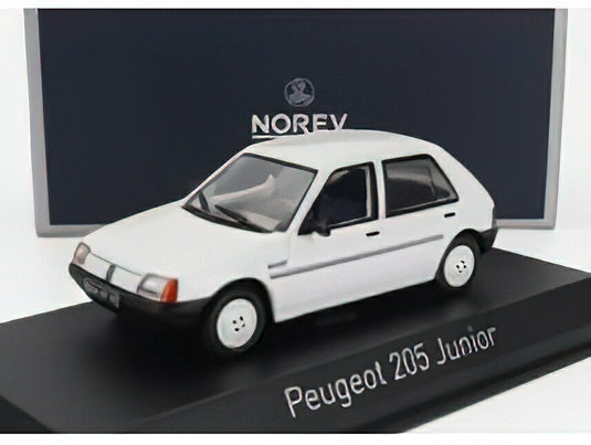 PEUGEOT - 205 JUNIOR 1988 - WHITE /Norev 1/43 ミニカー