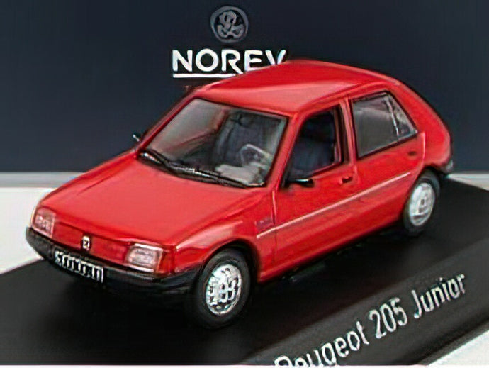 PEUGEOT - 205 JUNIOR 1988 - RED/Norev 1/43 ミニカー