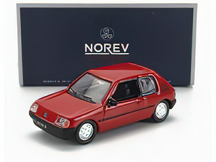PEUGEOT  205 XL 1985 - RED/Norev 1/87ミニカー