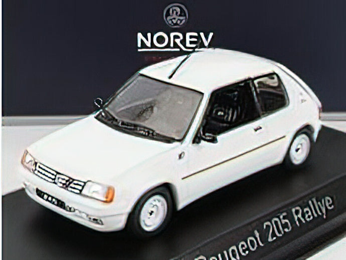 PEUGEOT - 205 1300 RALLYE 1988 - WHITE/Norev 1/43 ミニカー