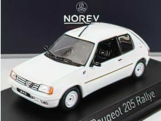 PEUGEOT - 205 1300 RALLYE 1988 - WHITE/Norev 1/43 ミニカー