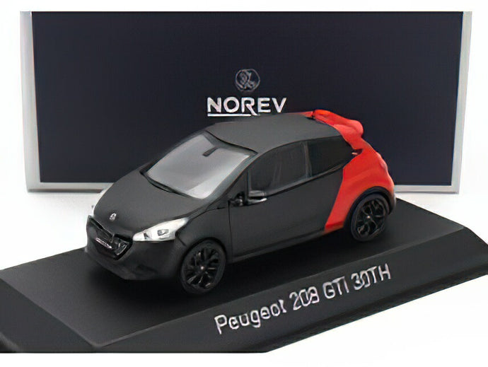 PEUGEOT - 208 GTi 2014 - BLACK RED /Norev 1/43 ミニカー