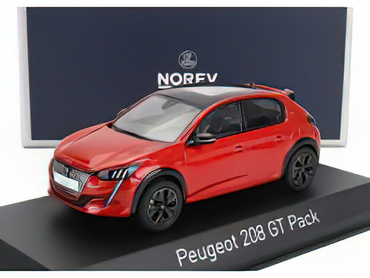 PEUGEOT - 208 GT PACK 2022 - RED /Norev 1/43 ミニカー