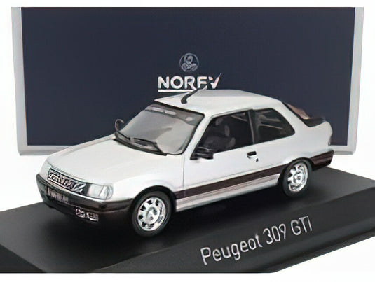 PEUGEOT - 309 GTi 1987 - FUTURA GREY /Norev 1/43 ミニカー