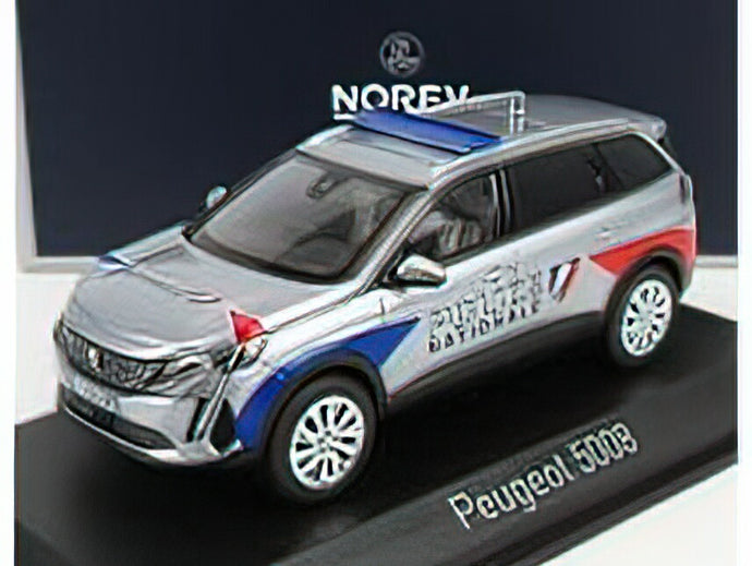 PEUGEOT - 5008 GT POLICE NATIONALE 2021 - SILVER  /Norev 1/43 ミニカー