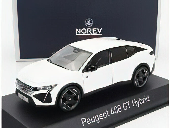 PEUGEOT - 408 GT HYBRID 2023 - PEARL WHITE /Norev 1/43 ミニカー