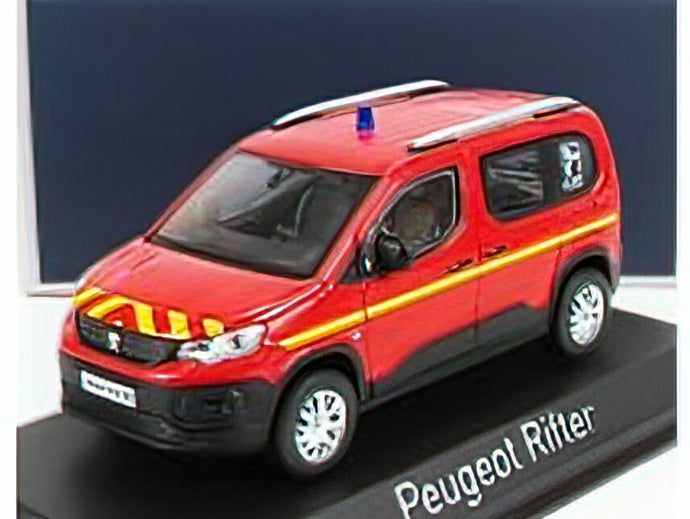 PEUGEOT - RIFTER POMPIERS 2019 - RED YELLOW  /Norev 1/43 ミニカー