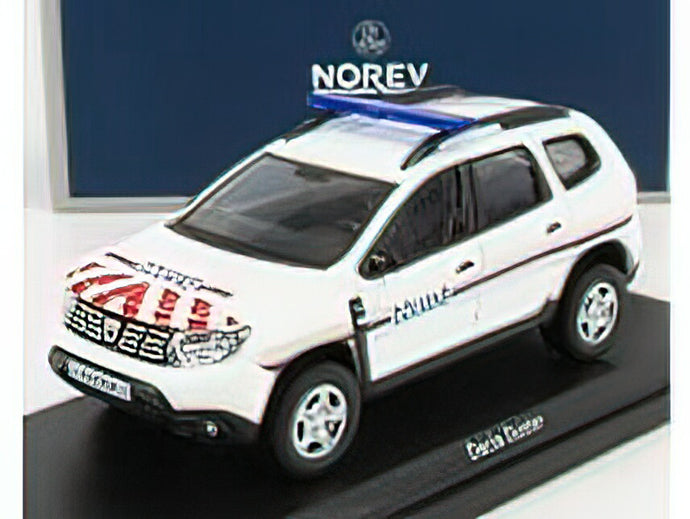 DACIA - DUSTER DOUANE POLICE 2019 - WHITE/Norev 1/43 ミニカー