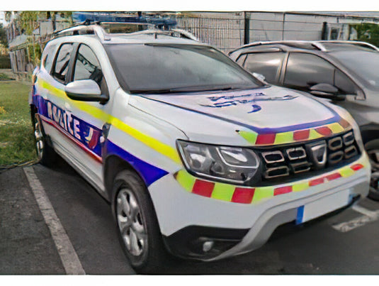 【予約】1-3月以降発売予定DACIA - DUSTER POLICE NATIONALE 2021 - WHITE BLUE YELLOW /Norev 1/43 ミニカー