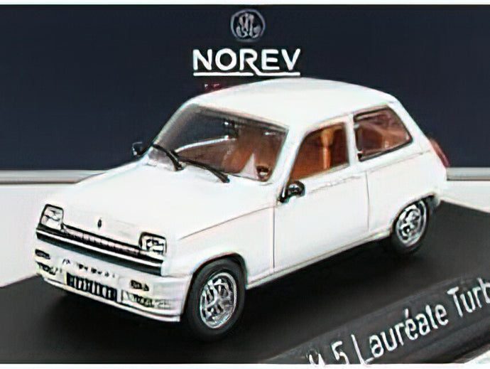 RENAULT - R5 LAUREATE TURBO 1985 - WHITE  /Norev 1/43 ミニカー