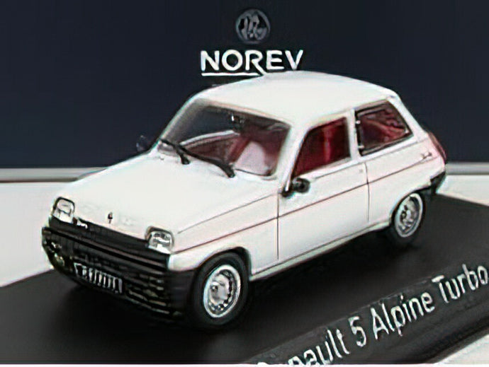 RENAULT - R5 ALPINE TURBO 1983 - WHITE/Norev 1/43 ミニカー