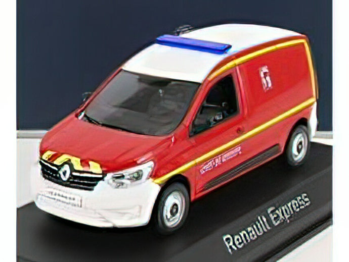 RENAULT - EXPRESS VAN SAPEURS POMPIERS 2021 - RED WHITE  /Norev 1/43 ミニカー