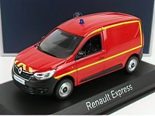 RENAULT - EXPRESS VAN SAPEURS POMPIERS 2021 - RED YELLOW  /Norev 1/43 ミニカー