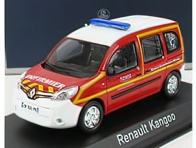 RENAULT - KANGOO INFIRMIER SSSM POMPIERS 2013 - RED WHITE YELLOW  /Norev 1/43 ミニカー