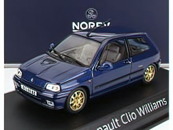 RENAULT - CLIO WILLIAMS 1996 - BLUE MET  /Norev 1/43 ミニカー