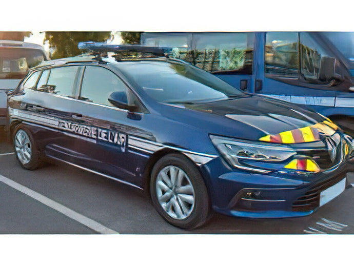 【予約】1-3月以降発売予定RENAULT - MEGANE SPORT TOURER SW STATION WAGON GENDARMERIE DE L'AIR 2022 - BLUE /Norev 1/43 ミニカー