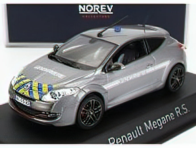 RENAULT - MEGANE RS GENDARMERIE 2010 - SILVER /Norev 1/43 ミニカー