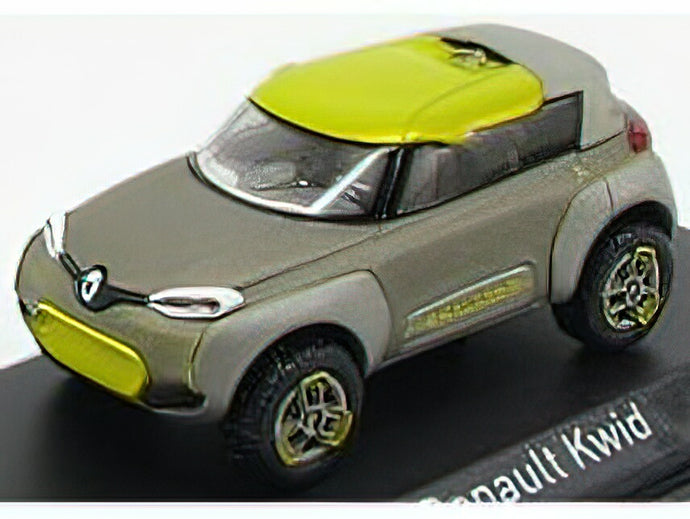 RENAULT - CONCEPT CAR KWID SALON DE BOMBAY 2014 - GREY YELLOW  /Norev 1/43 ミニカー