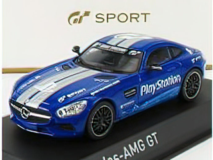 MERCEDES BENZ - AMG GT (C190) GRANTURISMO PLAYSTATION 2018 - BLUE  /Norev 1/43 ミニカー