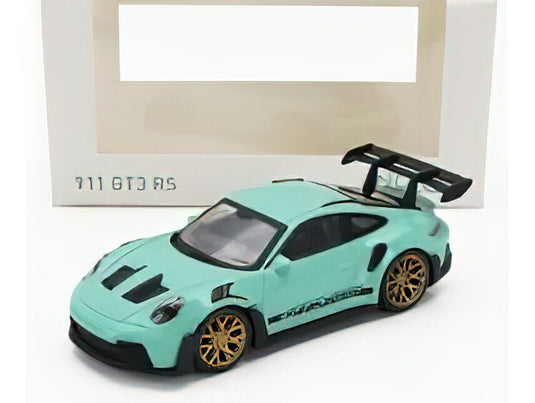 PORSCHE  911 992 GT3 RS COUPE 2022 - MINT GREEN BLACK/Norev 1/43ミニカー